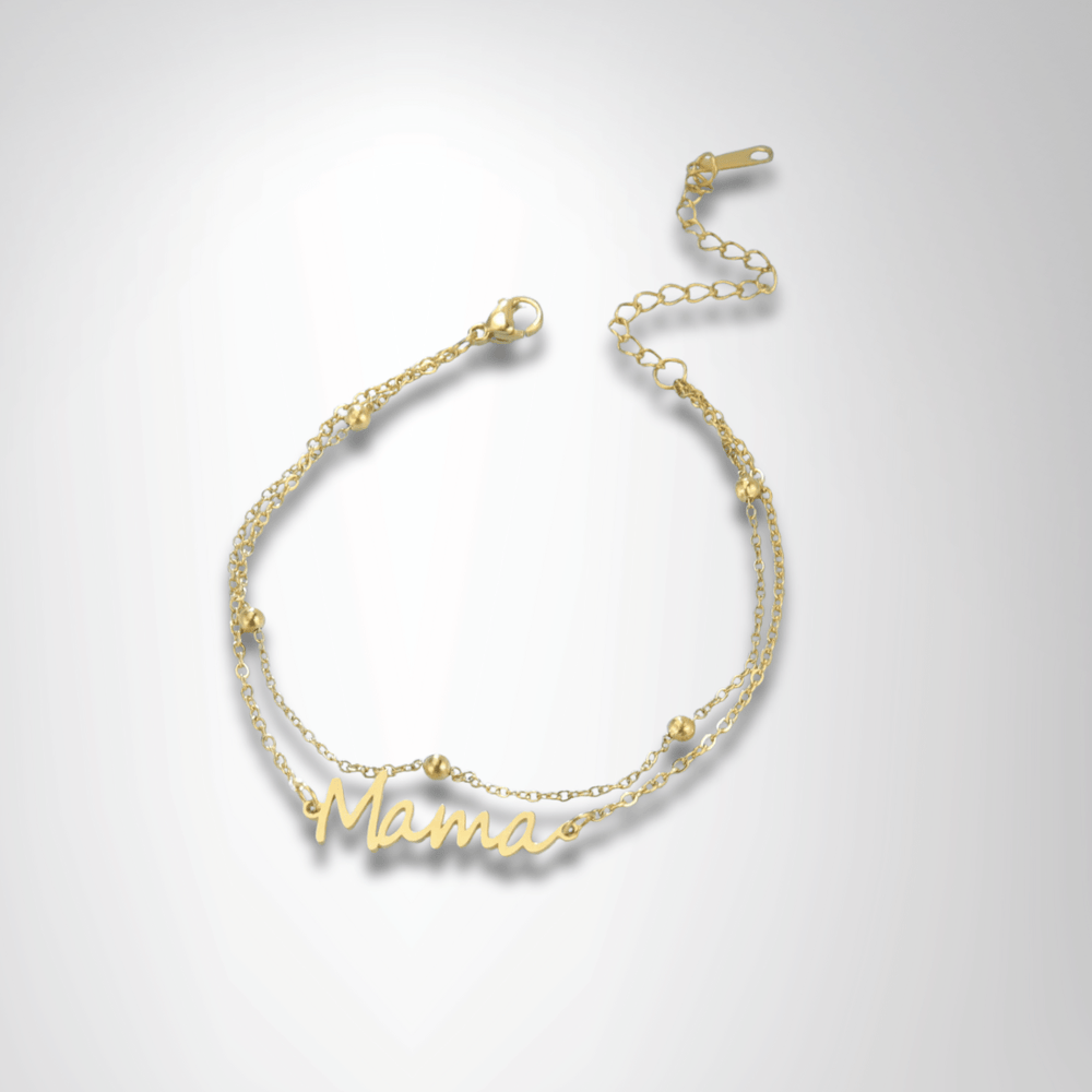 Elegant Stainless Steel Mama Pendant Bracelet | Thoughtful Mother's Day Gift - yourStore | , ,