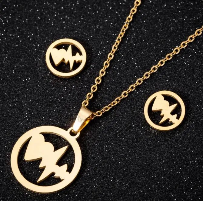 Stainless Steel Love Heart Necklaces For Women - yourStore | Gold 3, ,