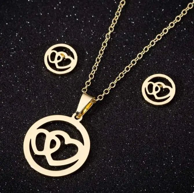 Stainless Steel Love Heart Necklaces For Women - yourStore | Gold 5, ,