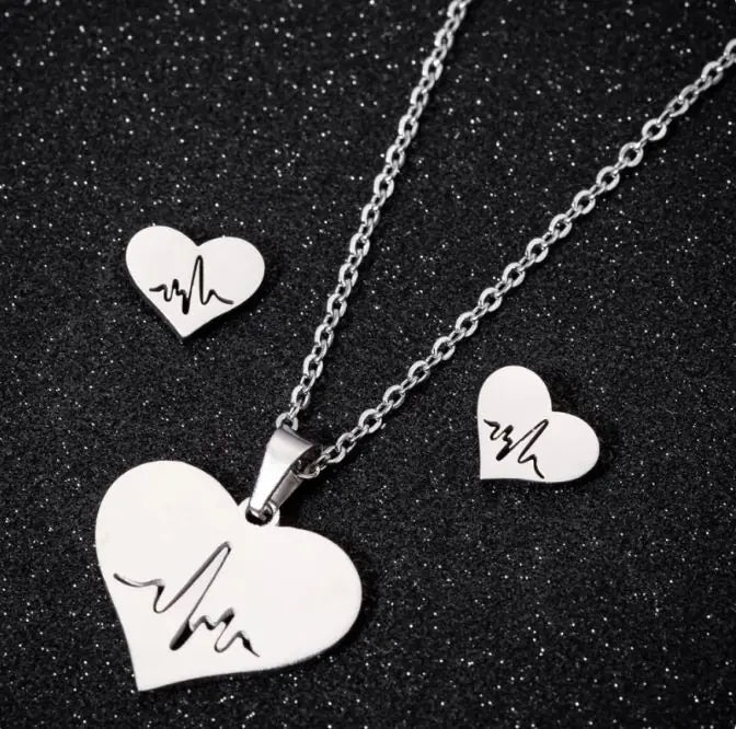 Stainless Steel Love Heart Necklaces For Women - yourStore | Gold 5, ,