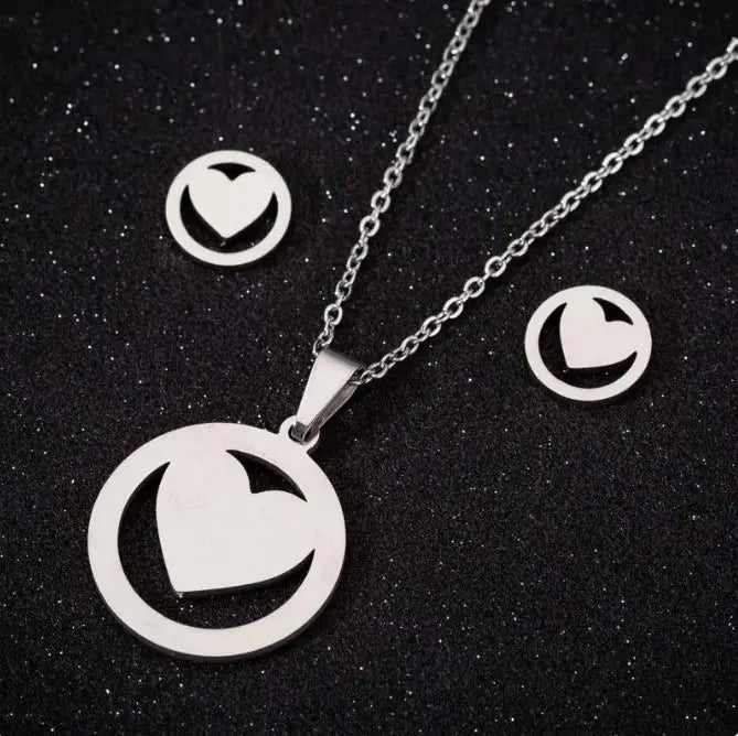 Stainless Steel Love Heart Necklaces For Women - yourStore | Gold 5, ,