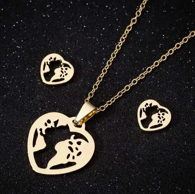 Stainless Steel Love Heart Necklaces For Women - yourStore | Gold 5, ,