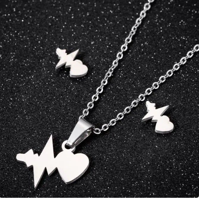 Stainless Steel Love Heart Necklaces For Women - yourStore | Gold 5, ,