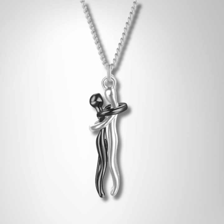 Timeless Couple Hugging Pendant Necklace – A Gift of Love - yourStore | BK2, ,