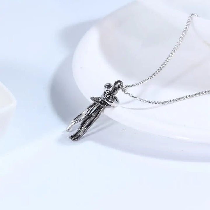 Timeless Couple Hugging Pendant Necklace – A Gift of Love - yourStore | GD1, ,